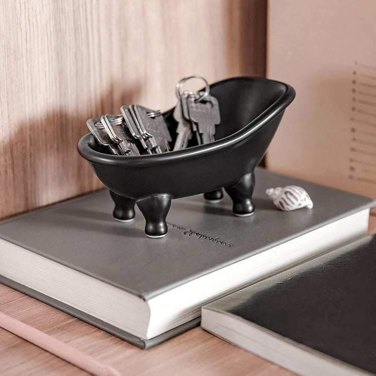 Mini Ceramic Bathtub Soap Holder