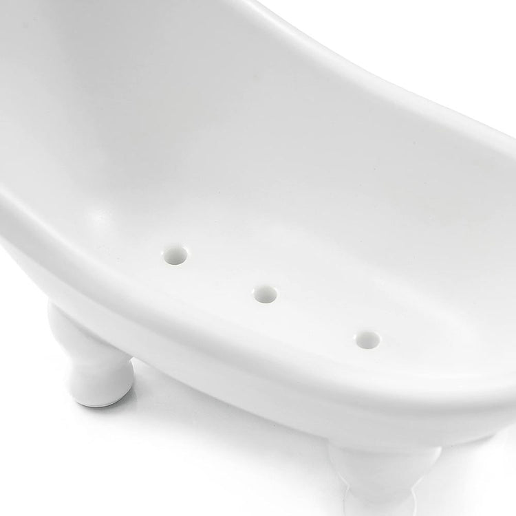 Mini Ceramic Bathtub Soap Holder