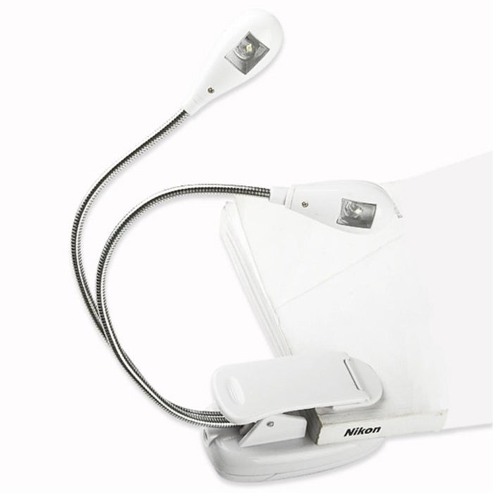 Clip-On Double-headed LED Booklight