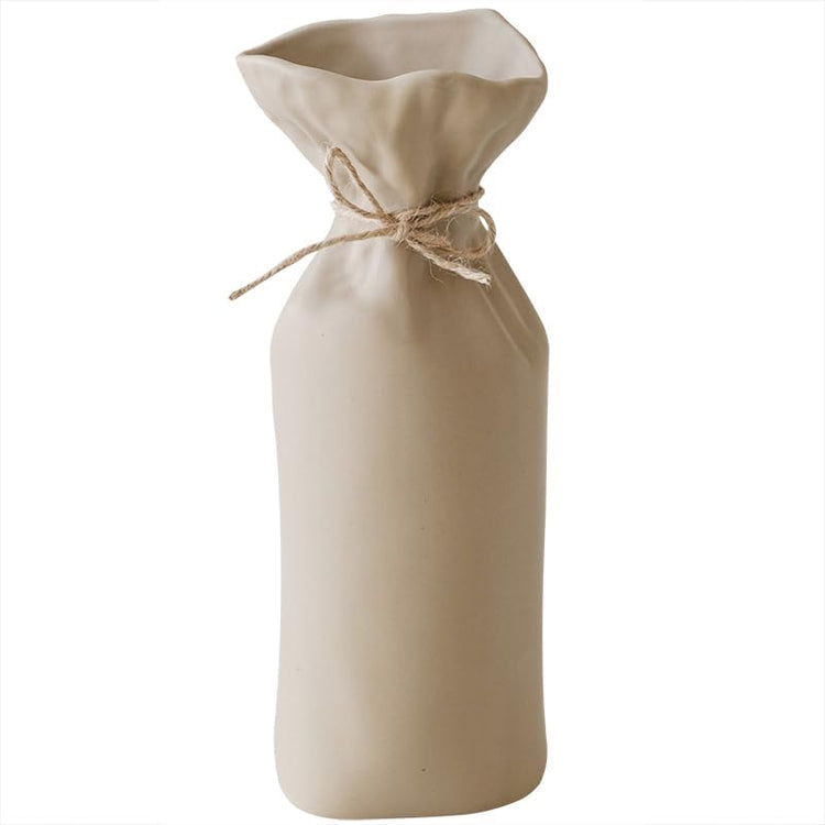 Crinkle Bottle Vase