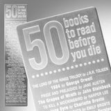 &#39;50 Books&#39; Bookmark