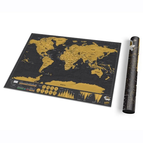 Scratch Map Deluxe -  Travel Edition