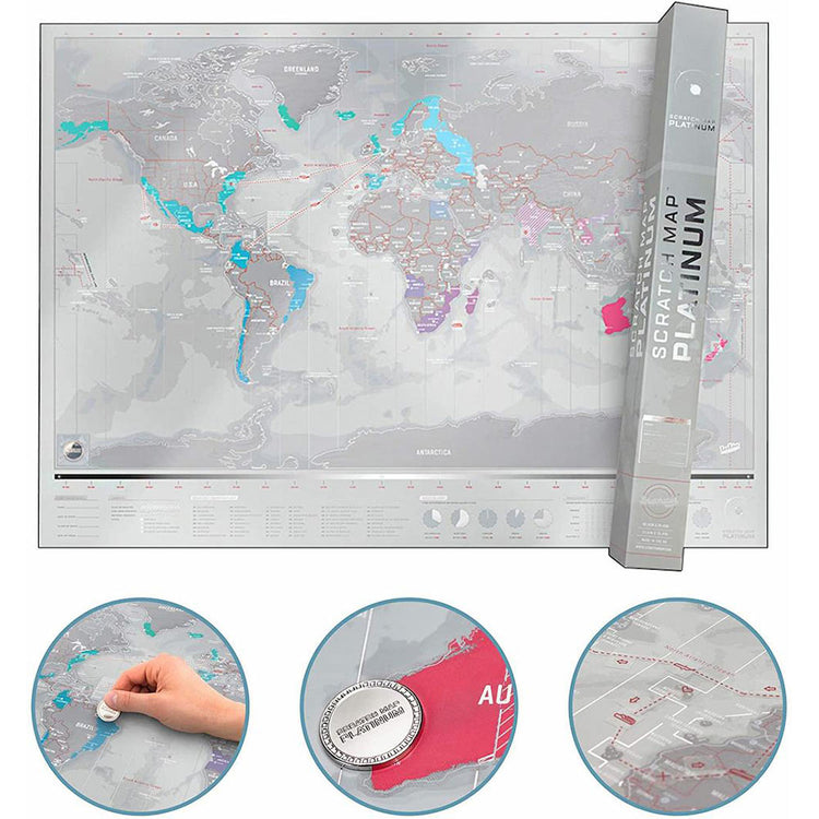 Scratch Map Platinum Edition