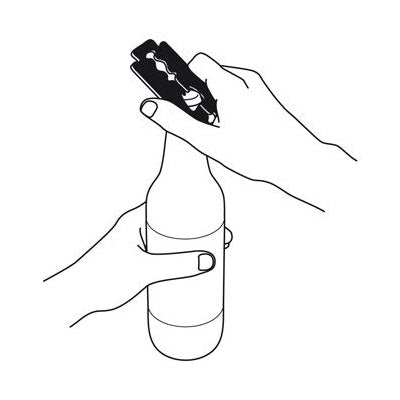 Razor Bottle Opener sketch | unique gifts | boyfriend gifts | gifts for him  