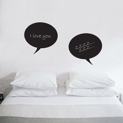 Bubble chalkboard