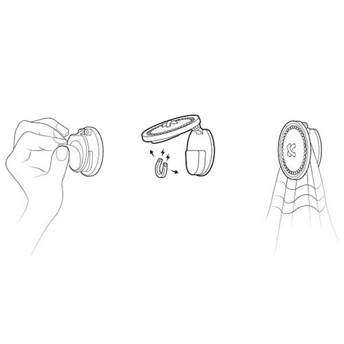Button Up - Magnetic Towel Holder