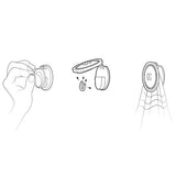 Button Up - Magnetic Towel Holder