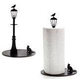 Cat and Crow Paper Towel Holder