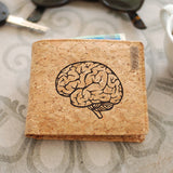 Cork Wallet - Brain