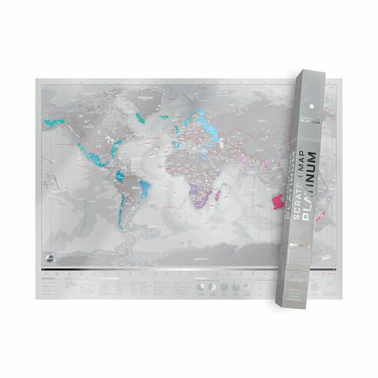 Scratch Map Platinum Edition