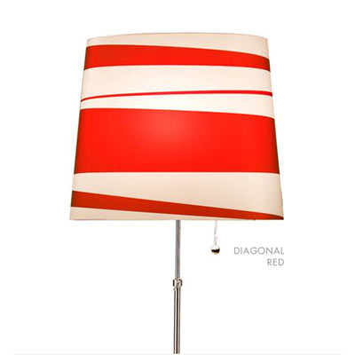Stella Lamp - Diagonal red zoom | unique wedding gifts | modern design