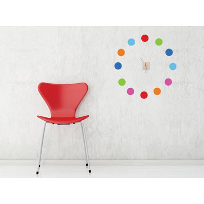 DIY- Colorful Wall Clock