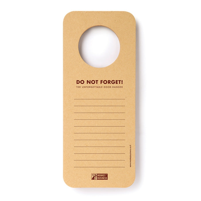 Doorhanger - notepad