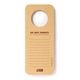 Doorhanger - notepad