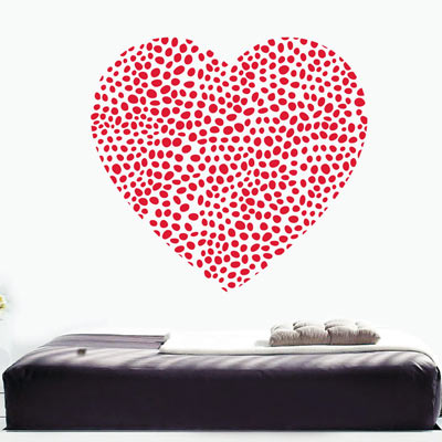 Dots Heart Wall Decal