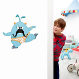 Esteban Mustache Monster - Wall Decal Hanger
