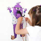 George Mustache Monster - Wall Decal Hanger