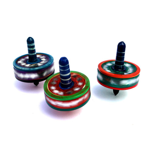 Handmade Wooden Spinning Tops