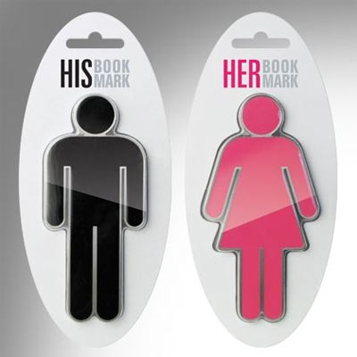 His and Her Bookmarks