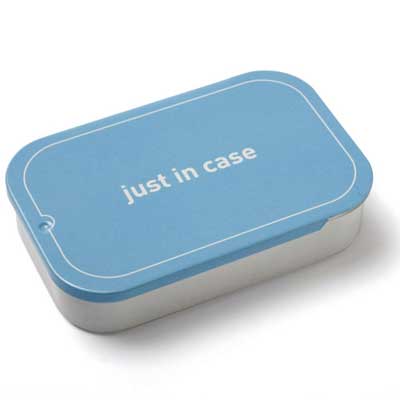 Just in Case blue | unique gifts | gift ideas | birthday gifts