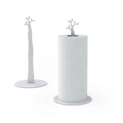 Kitchen paper holder  BAOBAB - white | tableware | kitchen accessories | gifts for her