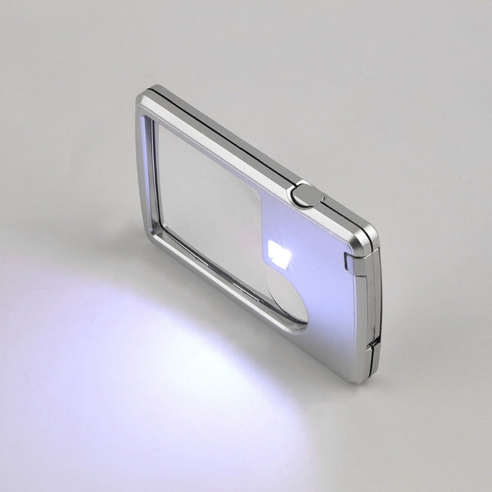 Led Illuminated Credit Card Magnifier