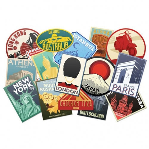 Luggage Label Stickers