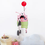 Lulu Mustache Monster - Wall Decal Hanger