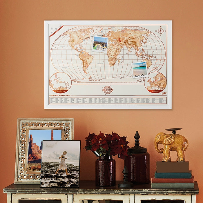 MagniMap  - Magnetic Map Poster