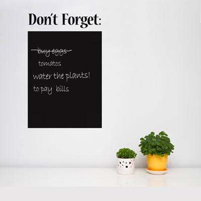 Memo chalkboard