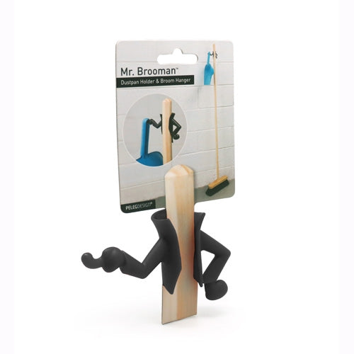 Mr. Brooman - Dustpan Holder & Broom Hanger