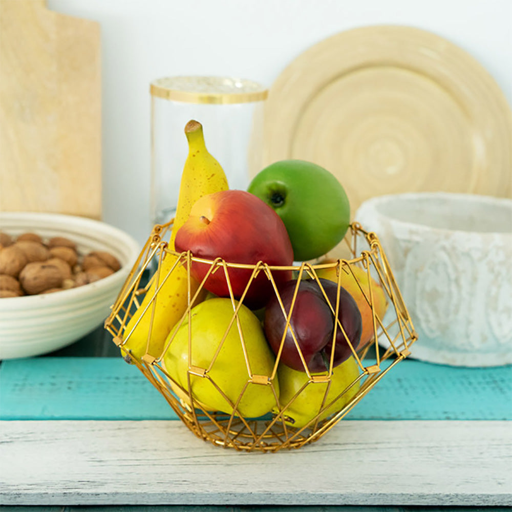 Multi Form Fruit Basket Gold