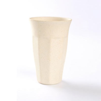 Bamboo Fiber Cups Set white