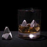 Polar - Iceberg-shaped Metallic Drinking Stones