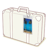 Postcard - Travel tags