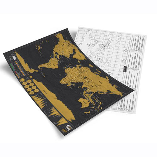 Scratch Map Deluxe -  Travel Edition