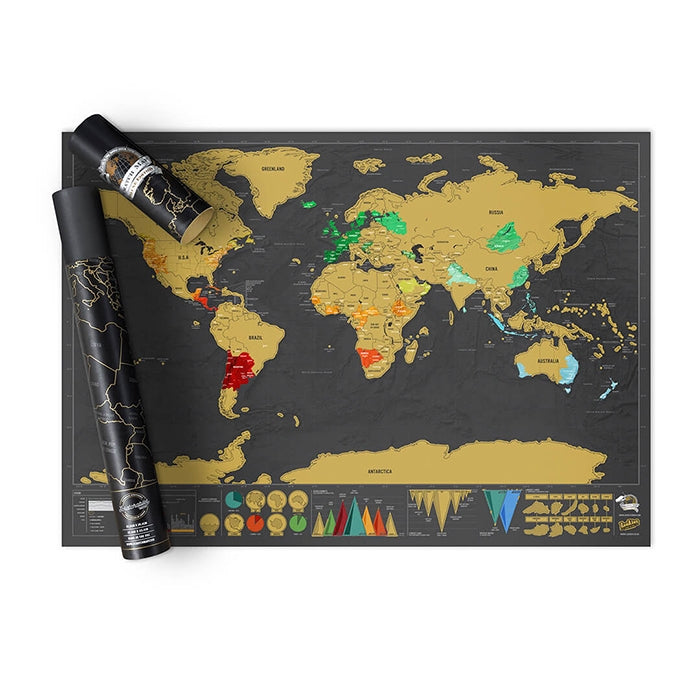 Scratch Map Deluxe Edition