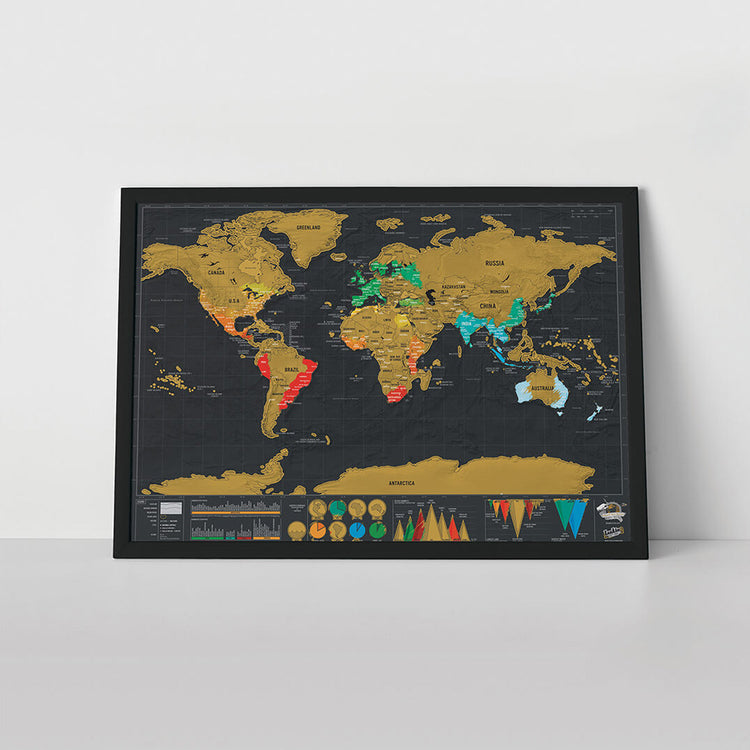 Scratch Map Deluxe -  Travel Edition