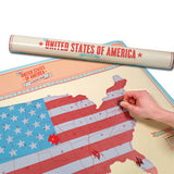 Scratch Map USA