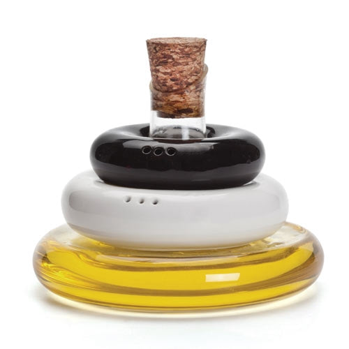 Table Set-Olive Oil, Salt and Pepper