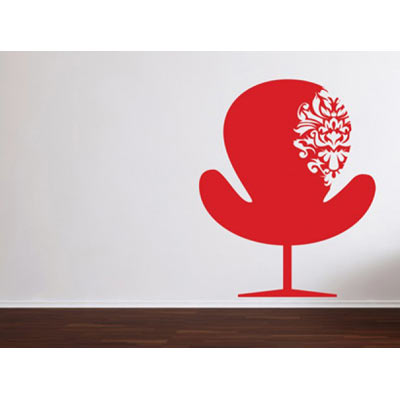 Wall Decals - Retro Chair2 | wall stickers | gift ideas | unique gifts