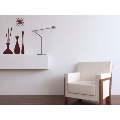 Wall Decals - Vases on a Shelf