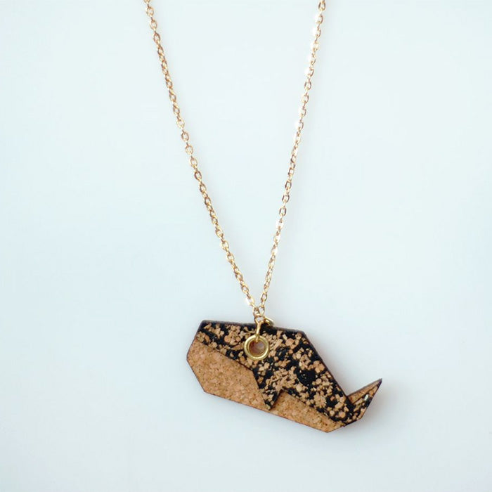 Whale Cork Necklace
